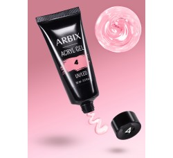 Акрил гель Поли гель ARBIX UV/LED 30ml professional 04 нежно-розовый Poly gel