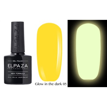Гель-лак Elpaza Glow Neon Collection неоновая серия светится в темноте при ультрофиолете 05