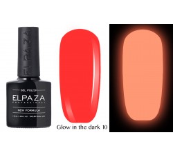 Гель-лак Elpaza Glow Neon Collection неоновая серия светится в темноте при ультрофиолете 10