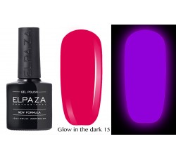Гель-лак Elpaza Glow Neon Collection неоновая серия светится в темноте при ультрофиолете 15