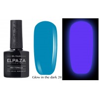 Гель-лак Elpaza Glow Neon Collection неоновая серия светится в темноте при ультрофиолете 20