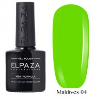 Гель-лак Elpaza Neon Collection неоновая серия 10мл MALDIVES 04 неоновые