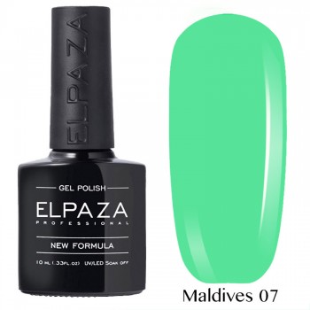 Гель-лак Elpaza Neon Collection неоновые серия 10мл MALDIVES 07