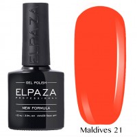 Гель-лак Elpaza Neon Collection неоновые серия MALDIVES 21