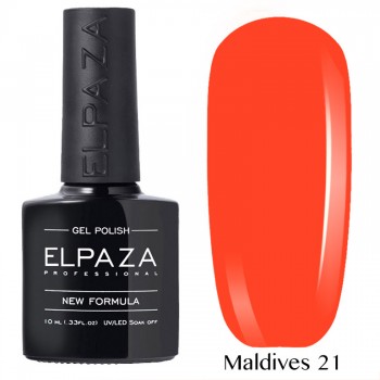 Гель-лак Elpaza Neon Collection неоновые серия MALDIVES 21