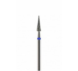 Фреза алмазная конусная заостренная тонкая синяя средняя зернистость диаметр 2,7 мм (027) ИГЛА