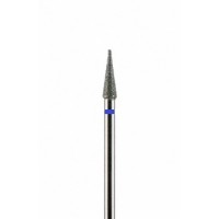 Фреза алмазная конусная заостренная тонкая синяя средняя зернистость диаметр 3,3 мм (033) ИГЛА