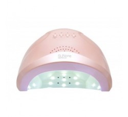 Лампа для гель лака и геля гибридная UV/LED Sun1 48 Вт с ЖК дисплеем Розовая SunOne Pink