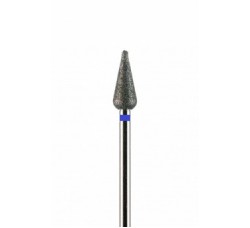 Фреза алмазная почка длинная закругленная синяя средняя зернистость диаметр  5,0 мм (050) почковидная