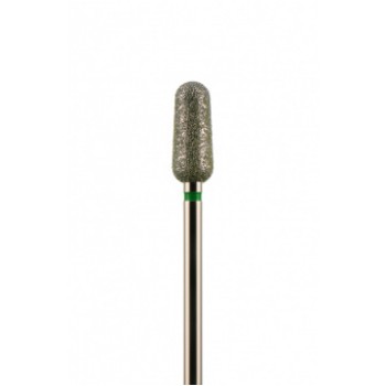Фреза алмазная почка закругленная зеленая крупная зернистость диаметр 5,0 мм (050) почковидная