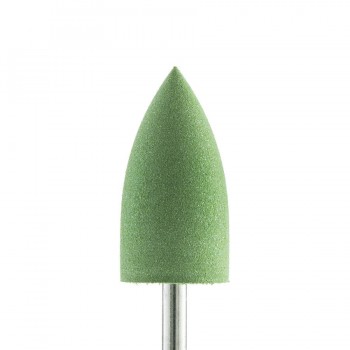 Фреза для полировки силиконовая карбидная зеленая средняя зернистость