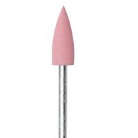 Фреза для полировки силиконовая карбидная розовая средняя зернистость