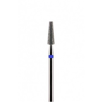 Фреза алмазная конусная усеченная синяя средняя зернистость диаметр 3,3 мм (033)