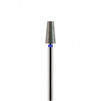 Фреза алмазная конусная усеченная синяя средняя зернистость диаметр 5,0 мм (050)