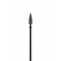 Фреза алмазная цилиндрическая стрельчатый конец синяя средняя зернистость диаметр 3,3 мм (033)  