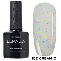 Elpaza(Эльпаза)гель-лак Ice Cream 01-10 мл