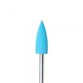 Фреза для полировки силиконовая карбидная синяя мелкая зернистость